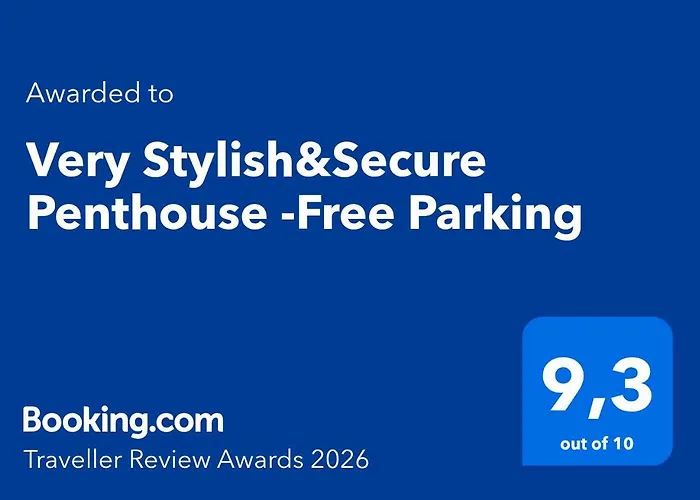 Very Stylish&secure Penthouse -free Parking * Łódź